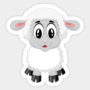 Cute Sheep Sticker